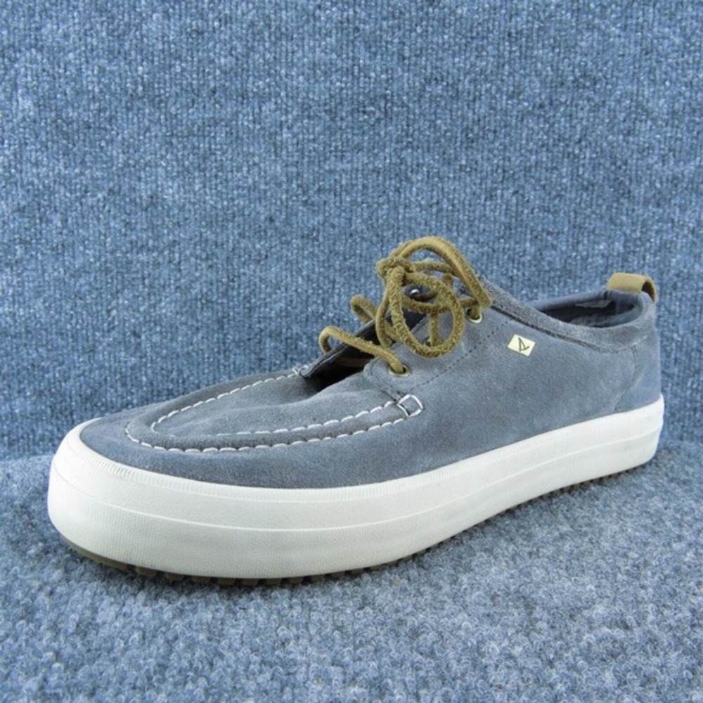 SPERRY Women Sneaker Shoes Blue Leather Lace Up Size 11 Medium